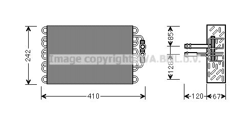 AVA QUALITY COOLING Испаритель, кондиционер MSV542